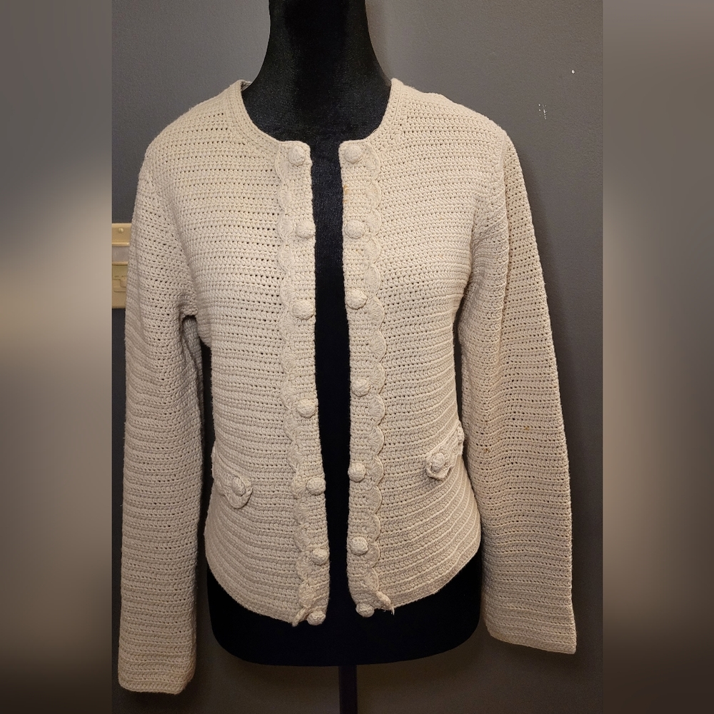 *SOLD* Boden Crochet Cardigan Size US 6 UK 10